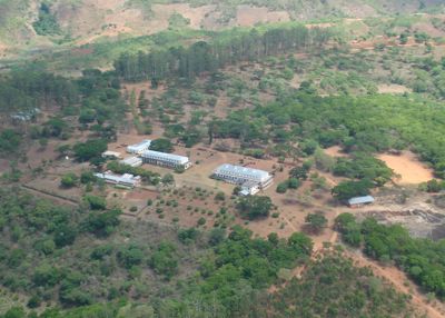 Arial View of Mozambiue Campus Location